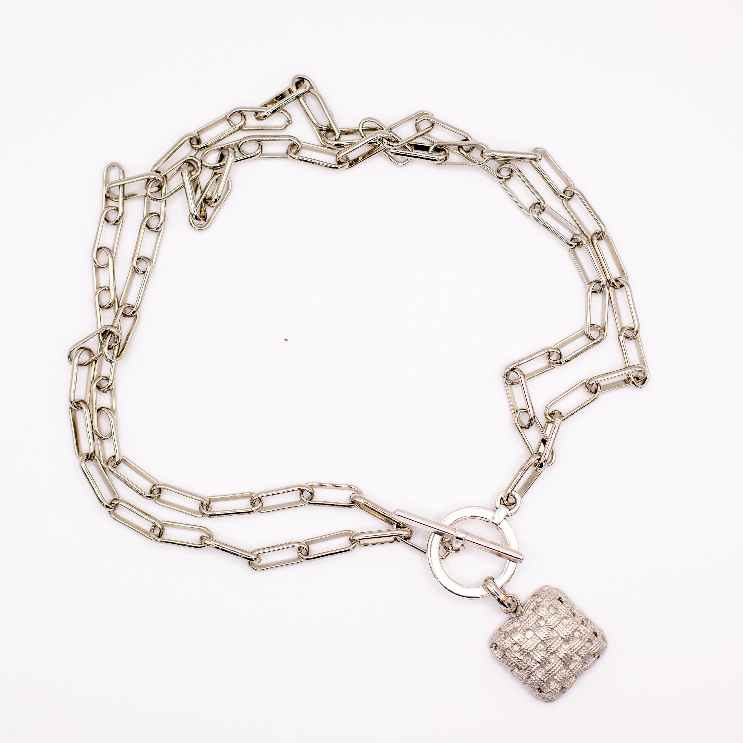 Colgante Trama de Plata