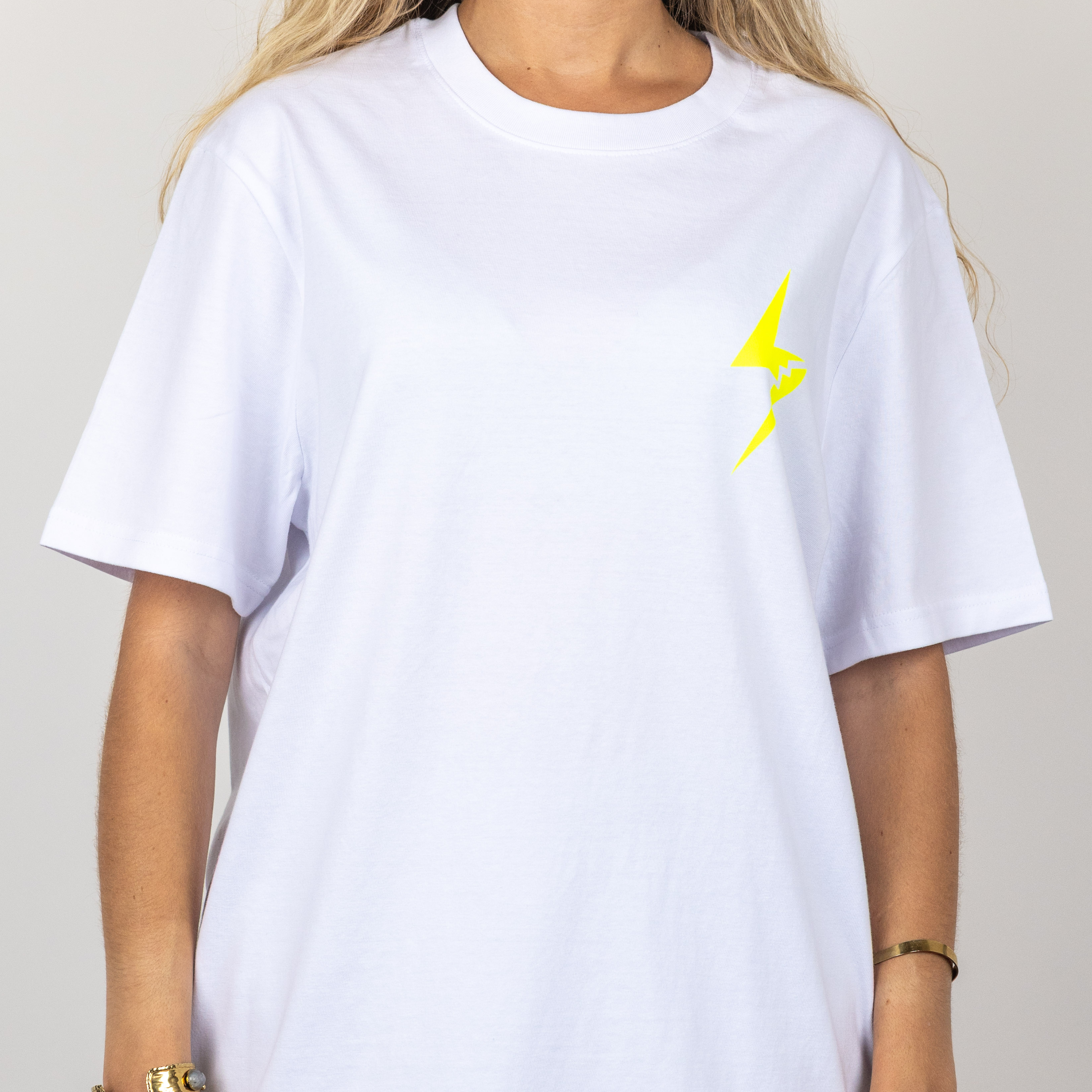 Camiseta "Empowered Teen" White Yellow Fluor