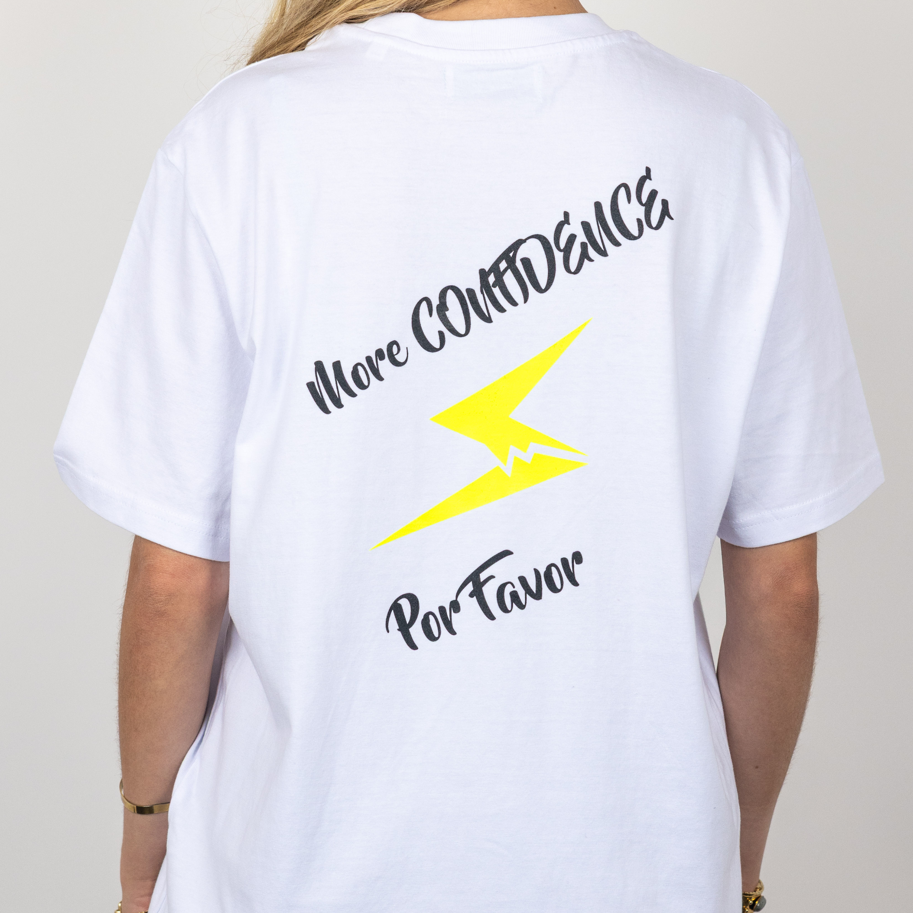 Camiseta "Empowered Teen" White Yellow Fluor
