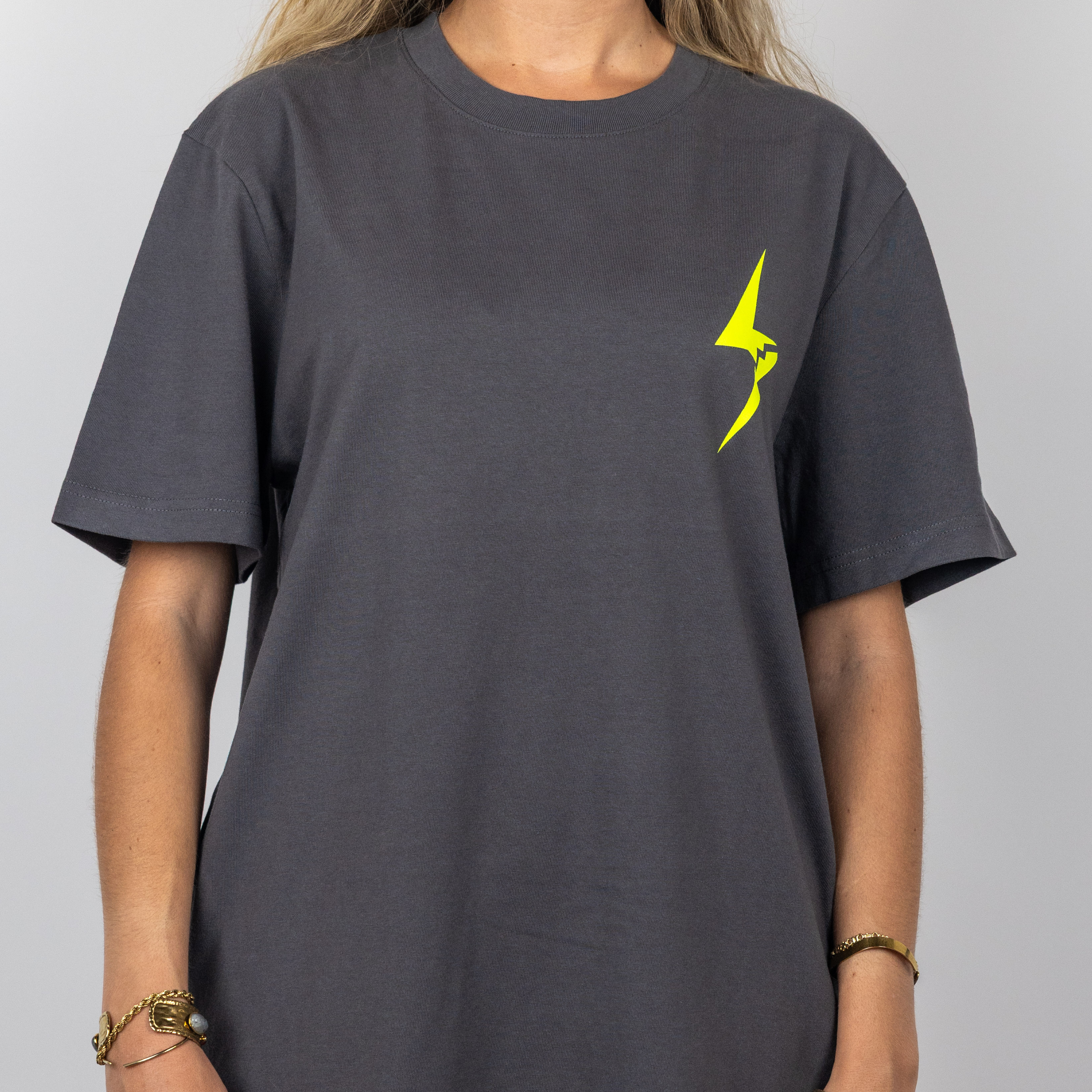 Camiseta "Empowered Teen" Grey Yellow Fluor