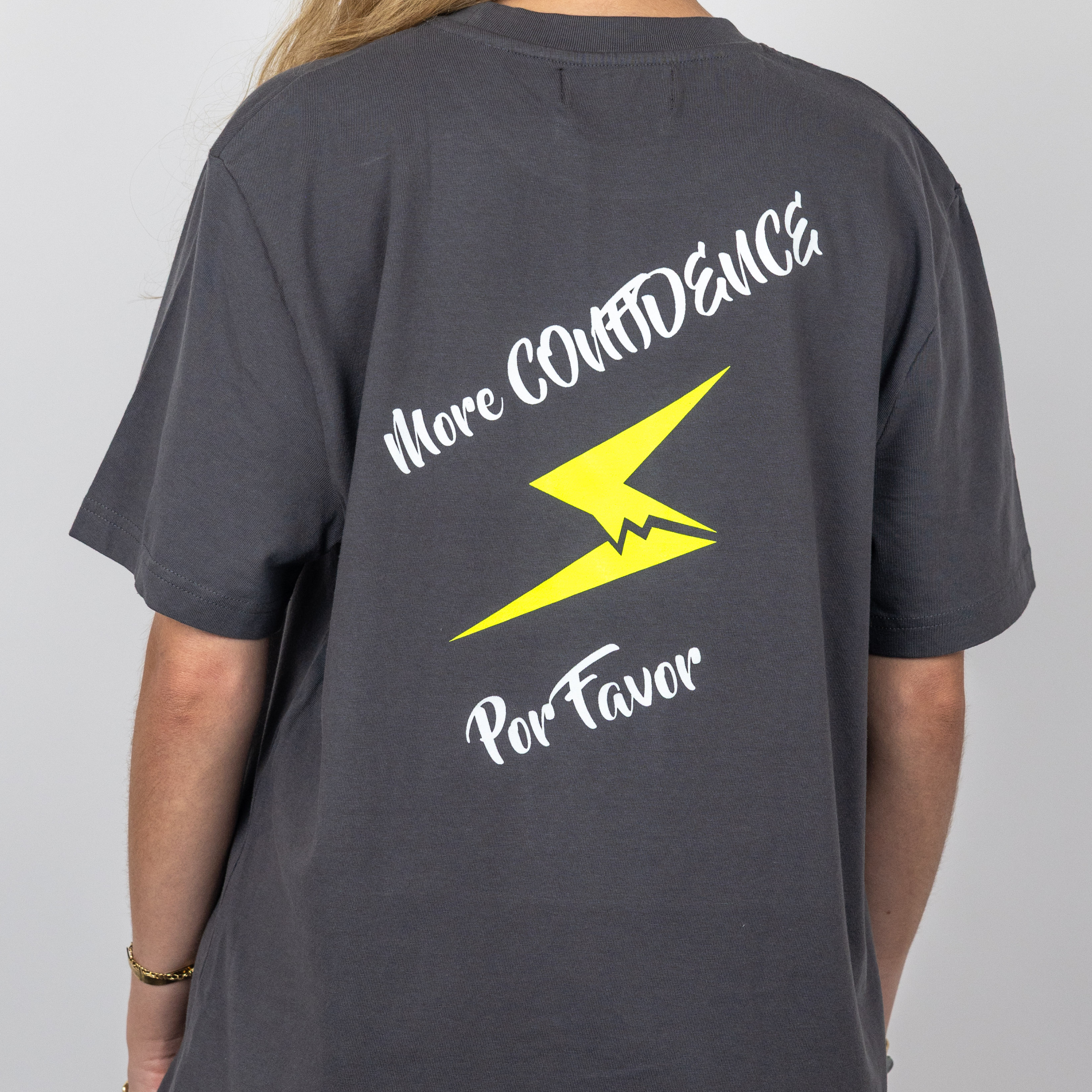 Camiseta "Empowered Teen" Grey Yellow Fluor