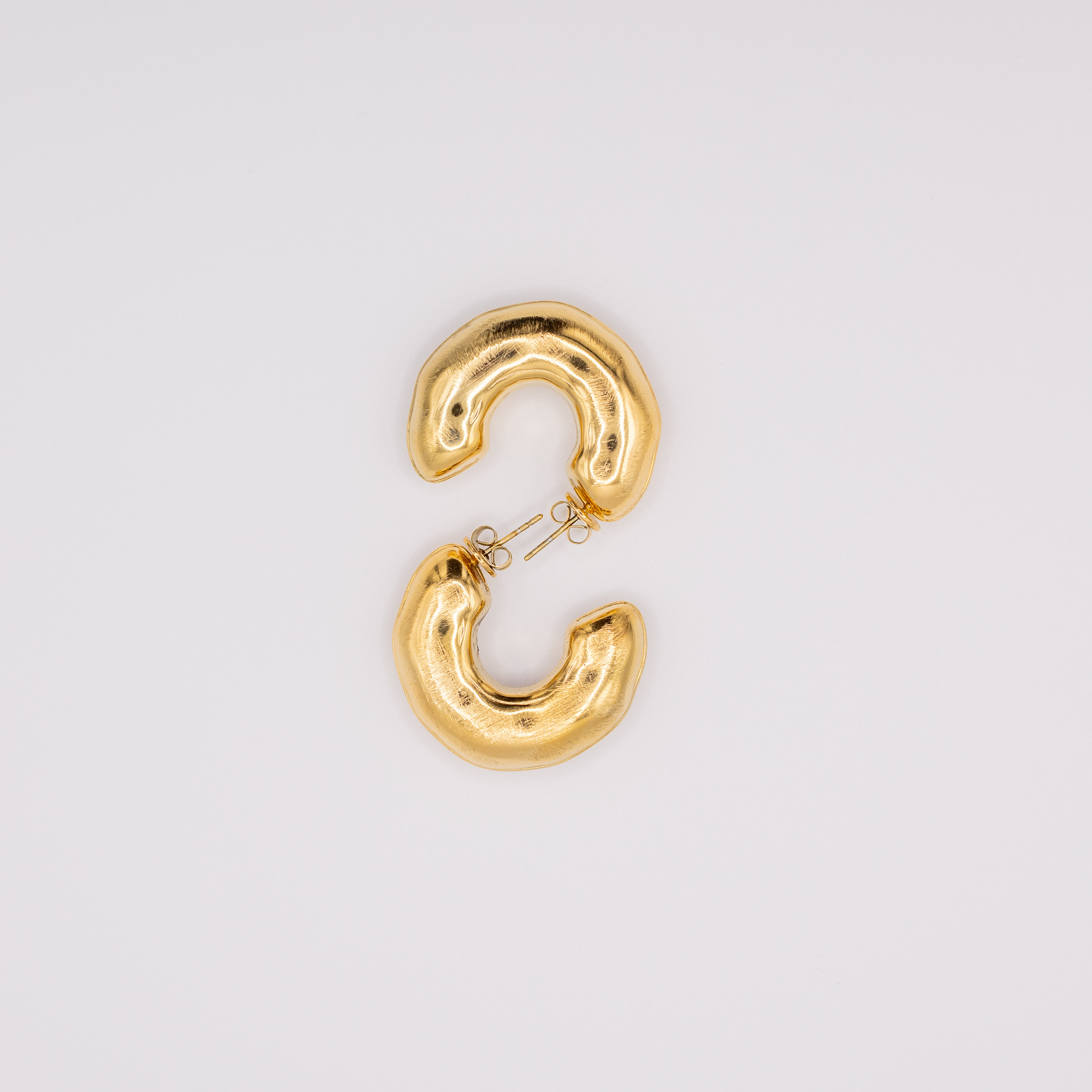 Pendientes Lava Dorada